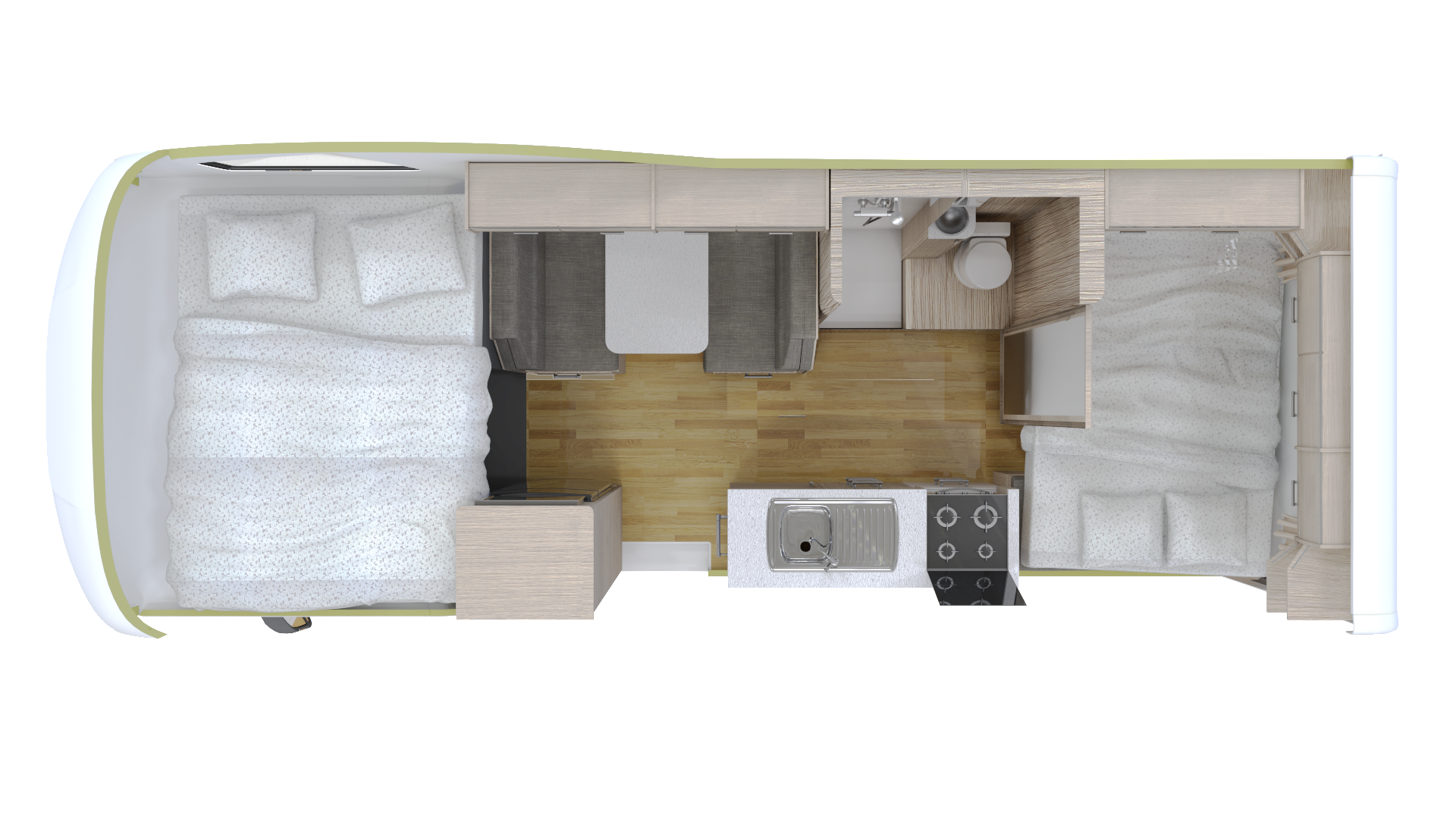 Cruisin Seeker floorplan | Campers Down Under