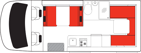 Mighty Double Up Australie plattegrond dag