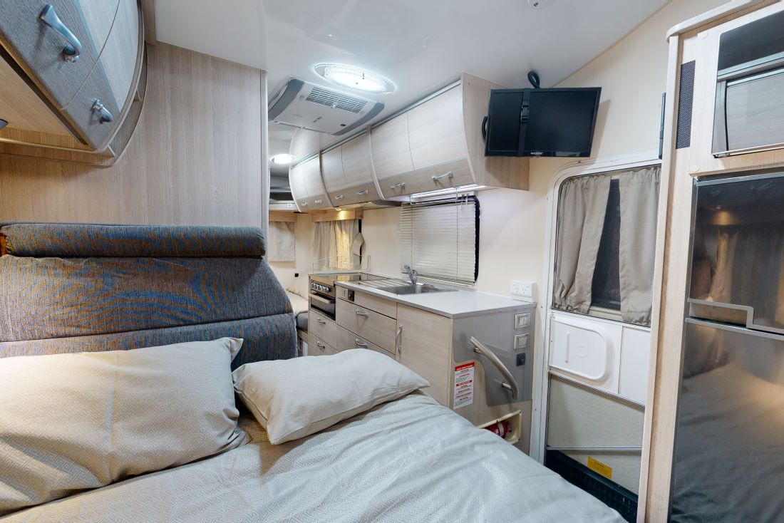 Go Cheap Derwent dinette bed | Campers Down Under