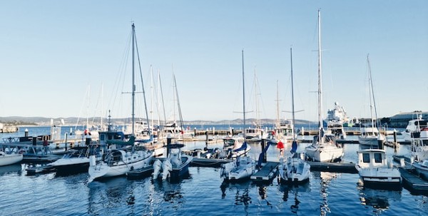 Hobart haven, Tasmanië