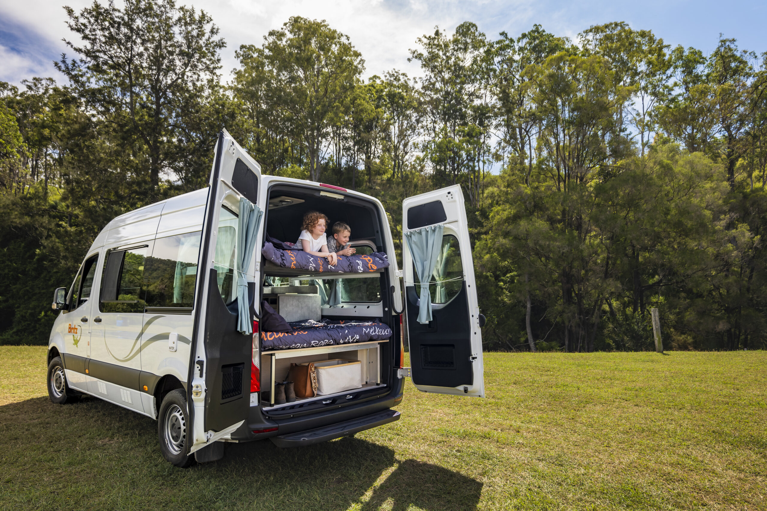 Britz Voyager Australië slaapplaatsen Britz Voyager | Campers Down Under