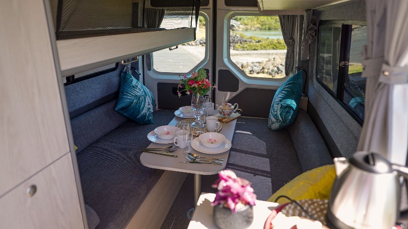 Wendekreisen Koru Star 3 Freedom gedekte tafel | Campers Down Under