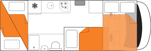 Britz Navigator Nieuw Zeeland Stapelbed nacht | Campers down under